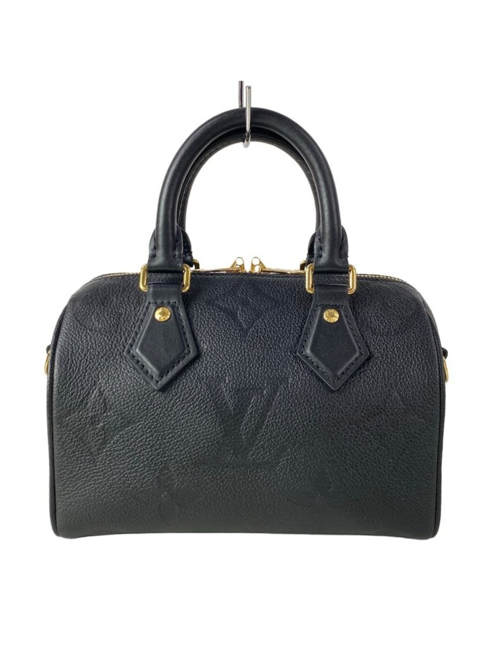 Louis Vuitton Handbag Monogram Empreinte Speedy Bandouliere 20 Noir Leather